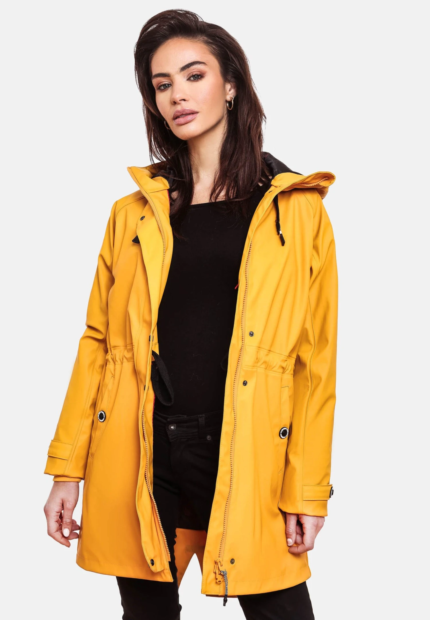 Rainy Flower - Parka - Amber Yellow