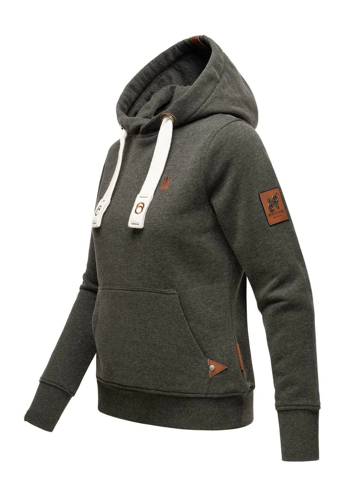 Damlaa - Hoodie - Dark Grey Melange