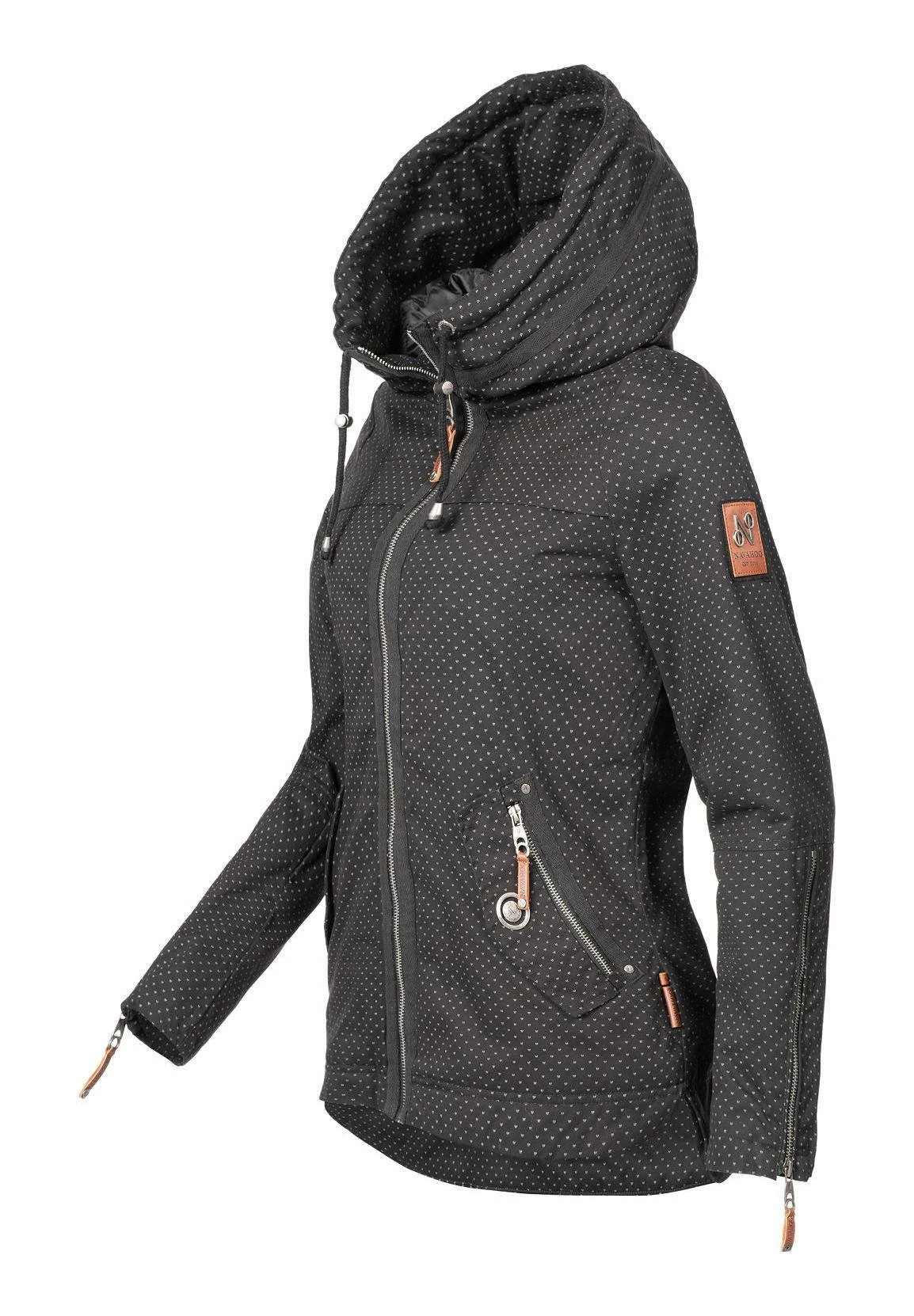 Wekoo - Parka - Schwarz Dots