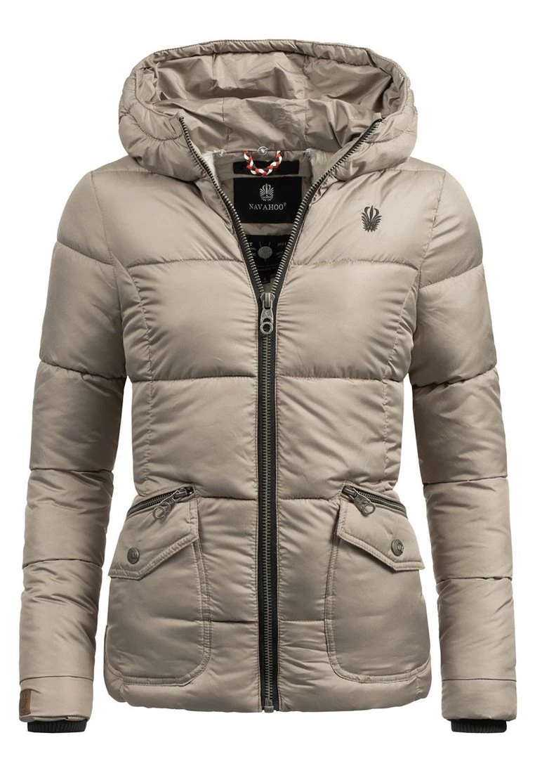 Megan - Winterjas - Taupe