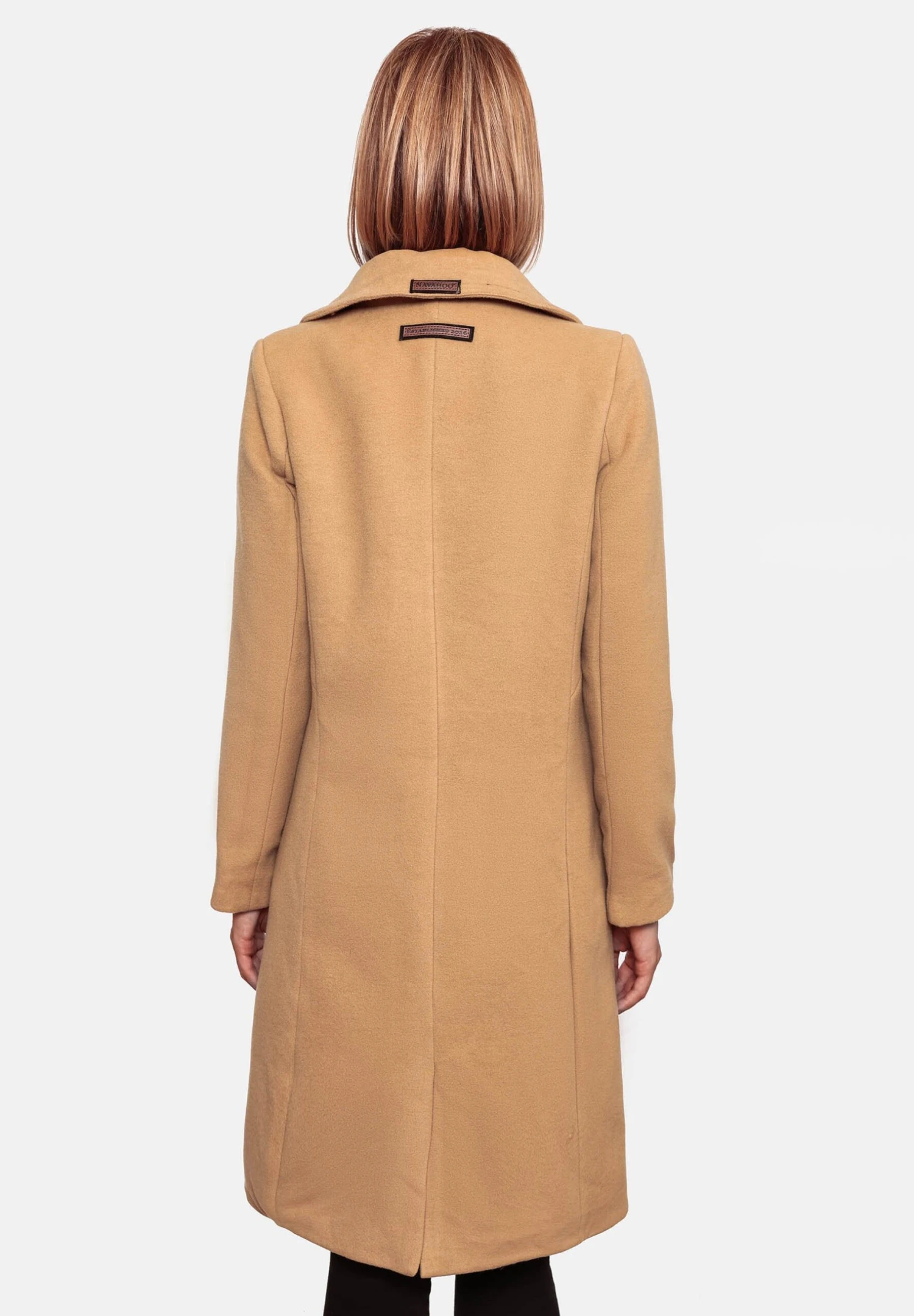 Wooly - Halflange Jas - Camel