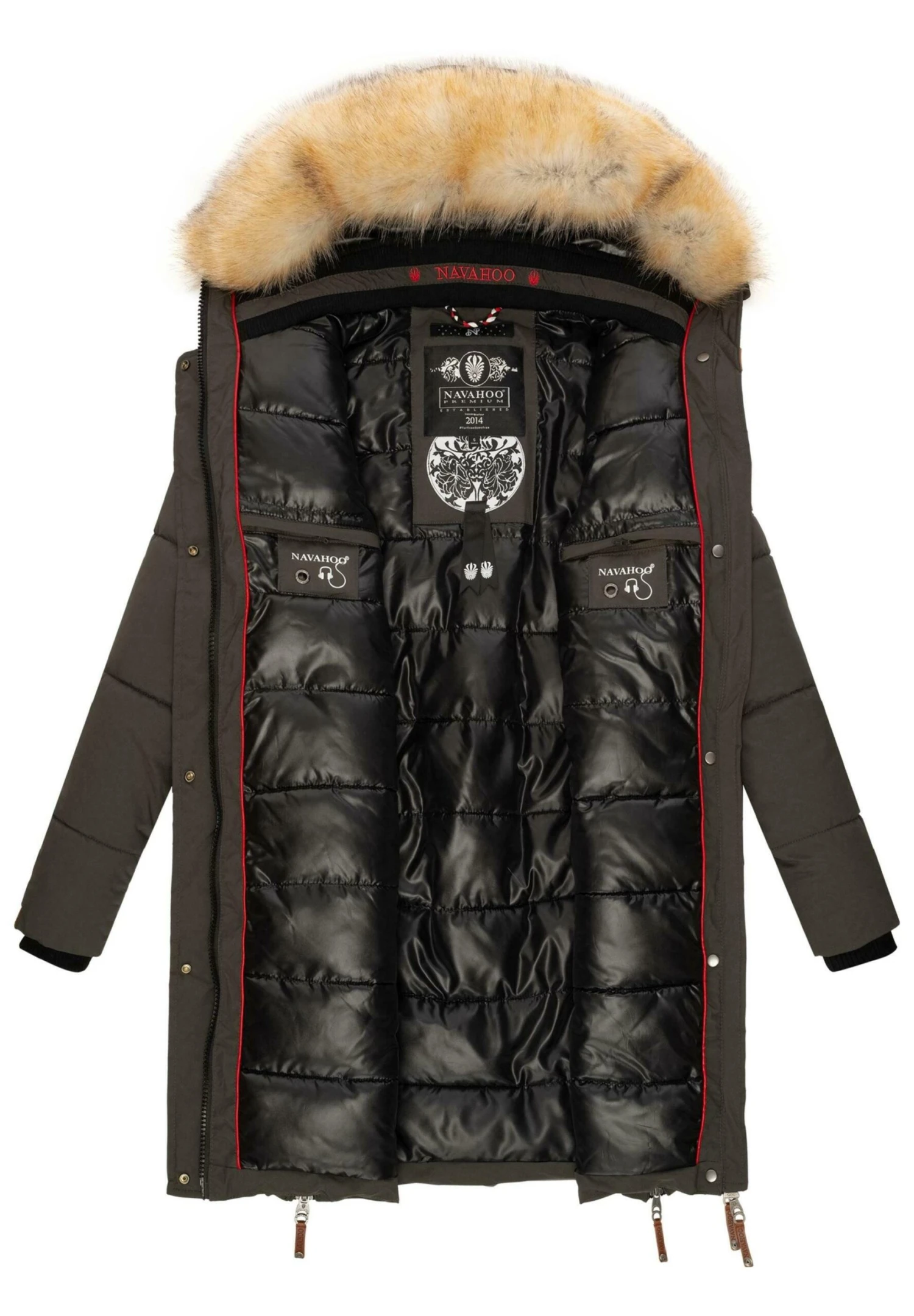 Halina - Winterjas - Dark Grey