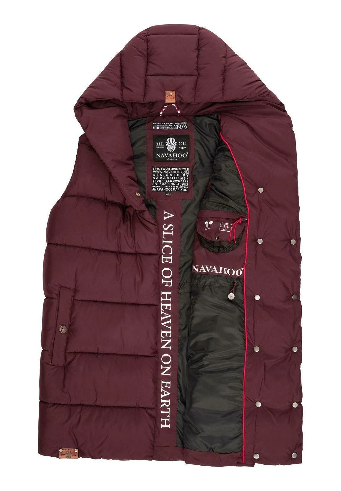 Madilynaa - Bodywarmer - Wine