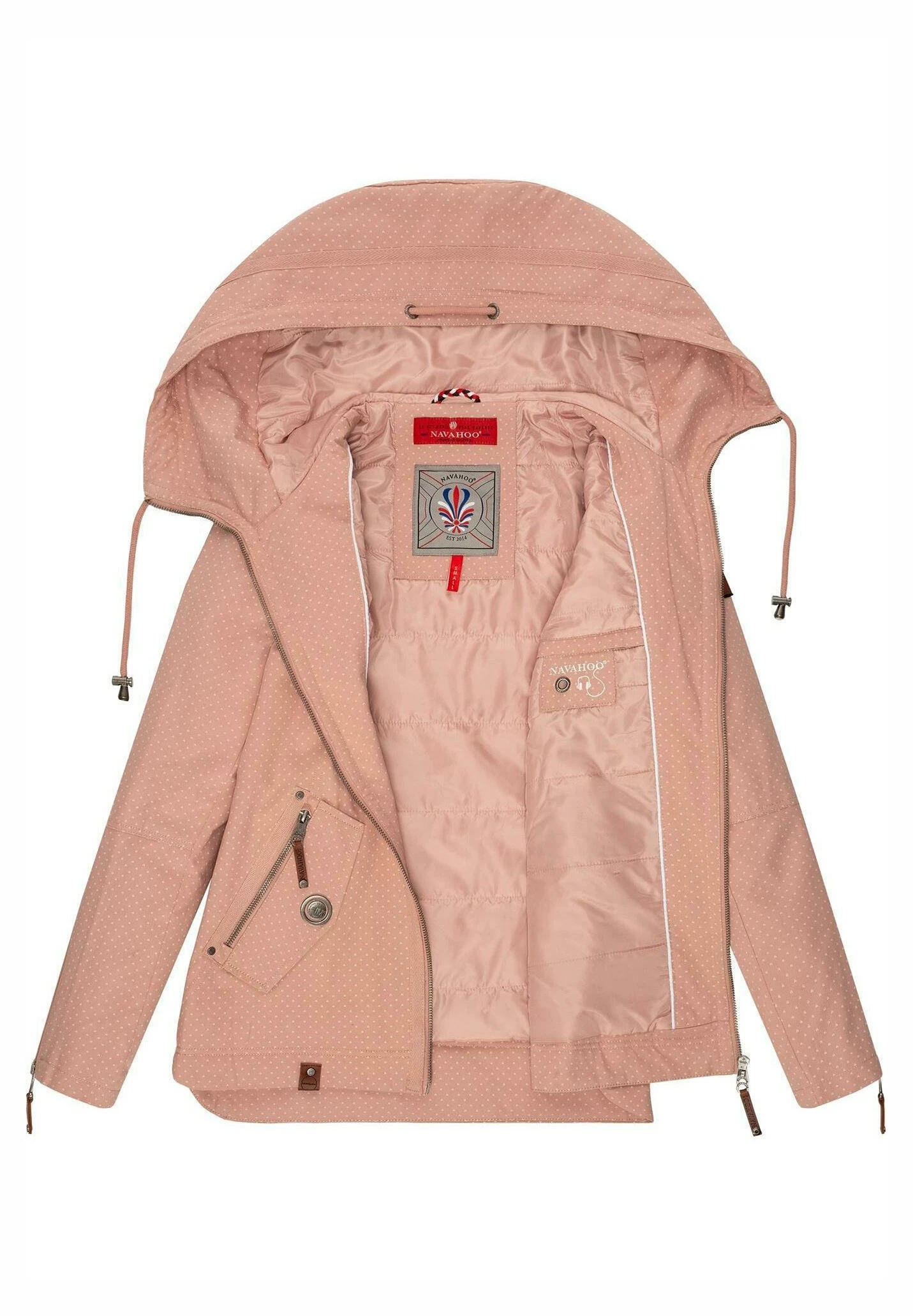 Wekoo - Parka - Light Rose Dots