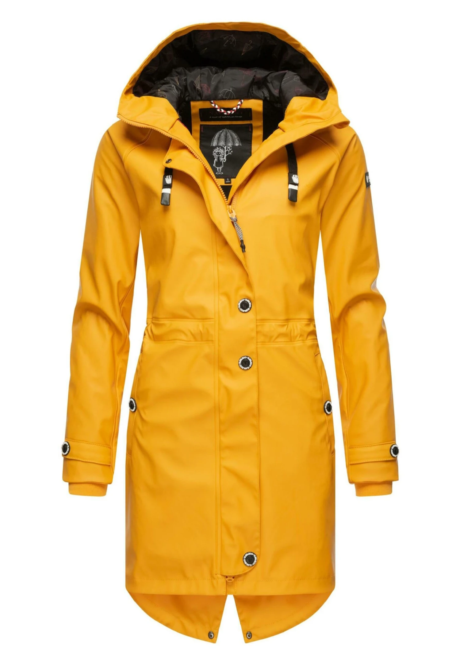 Rainy Flower - Parka - Amber Yellow