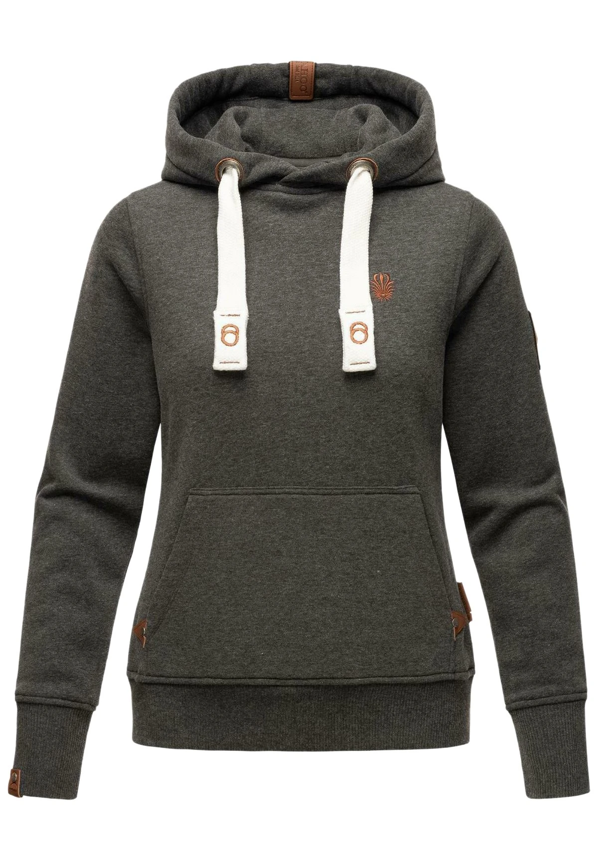 Damlaa - Hoodie - Dark Grey Melange