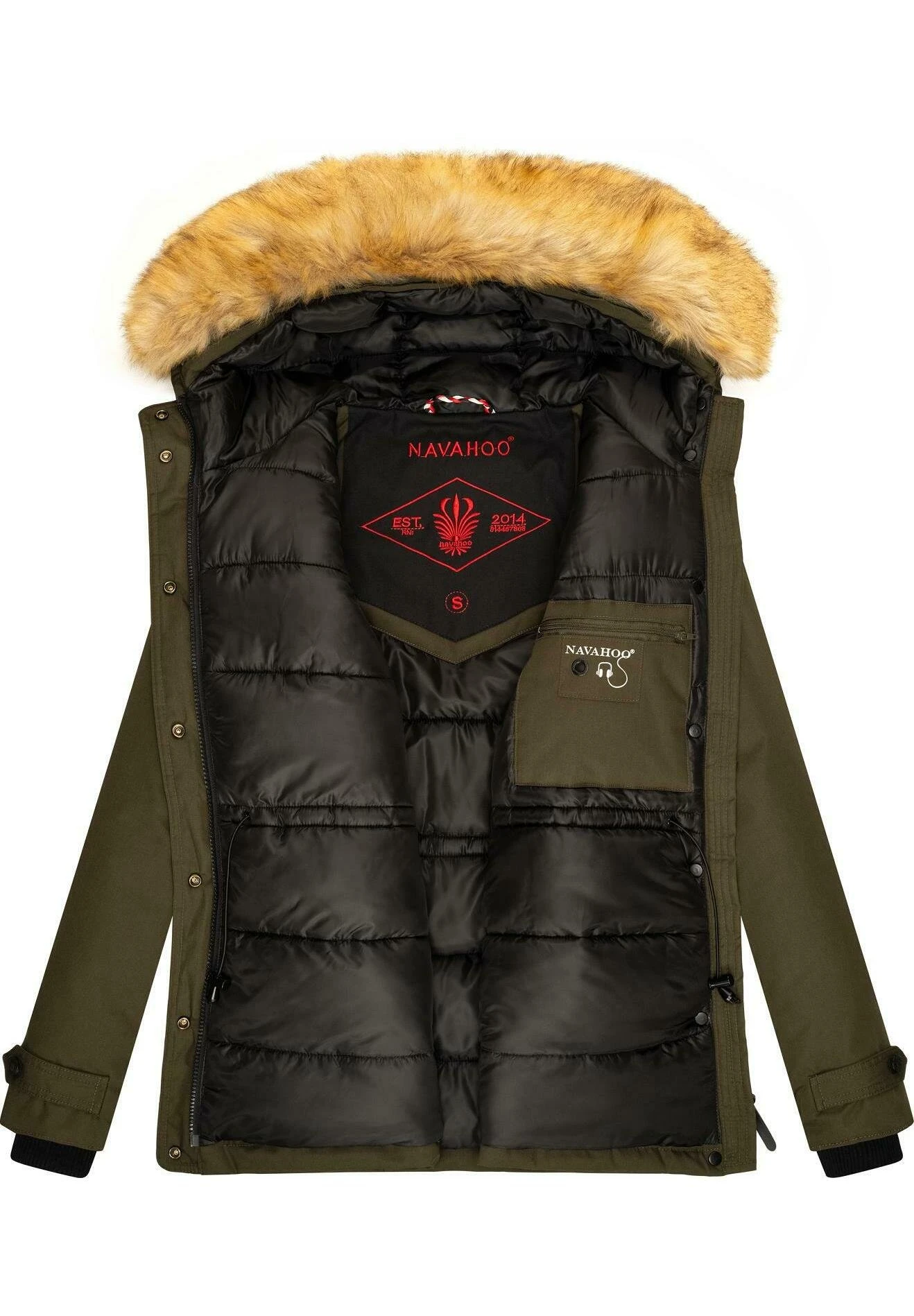 Laura - Winterjas - Olive