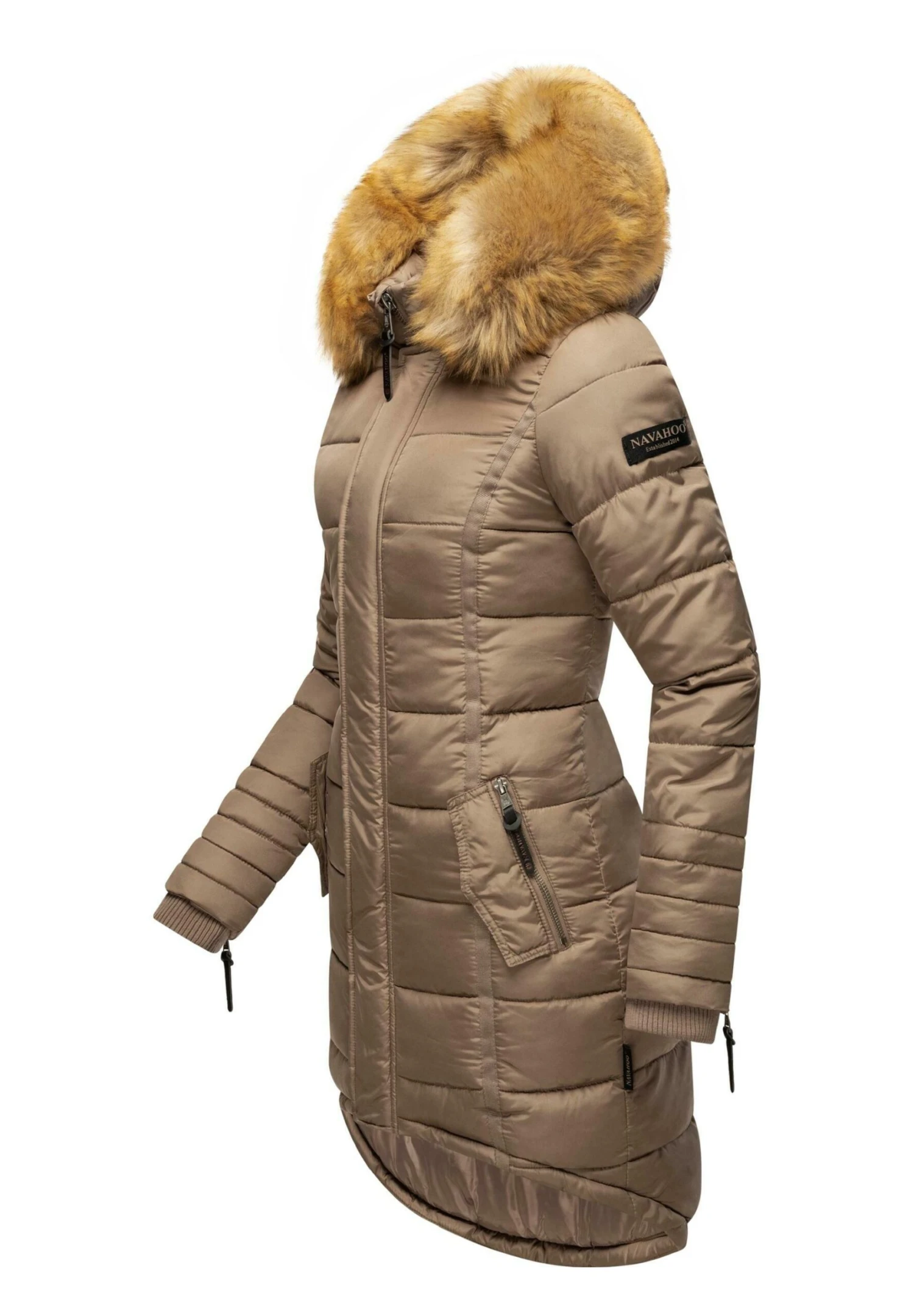 Papaya - Winterjas - Taupe