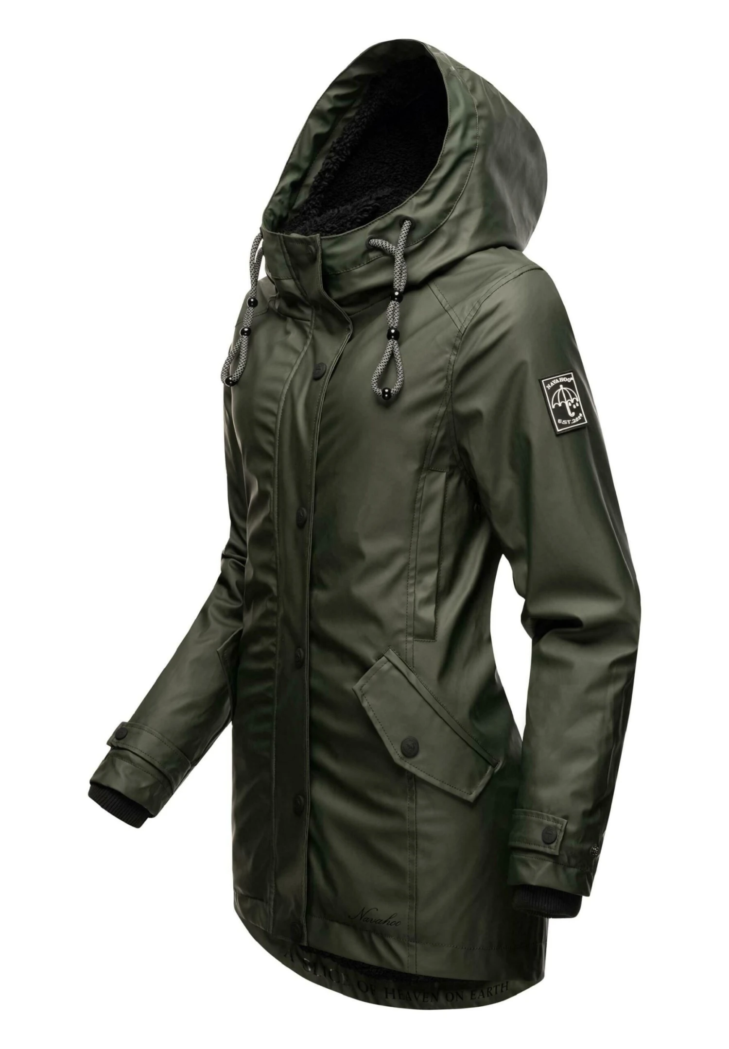 Lindraa - Winterjas - Dark Olive