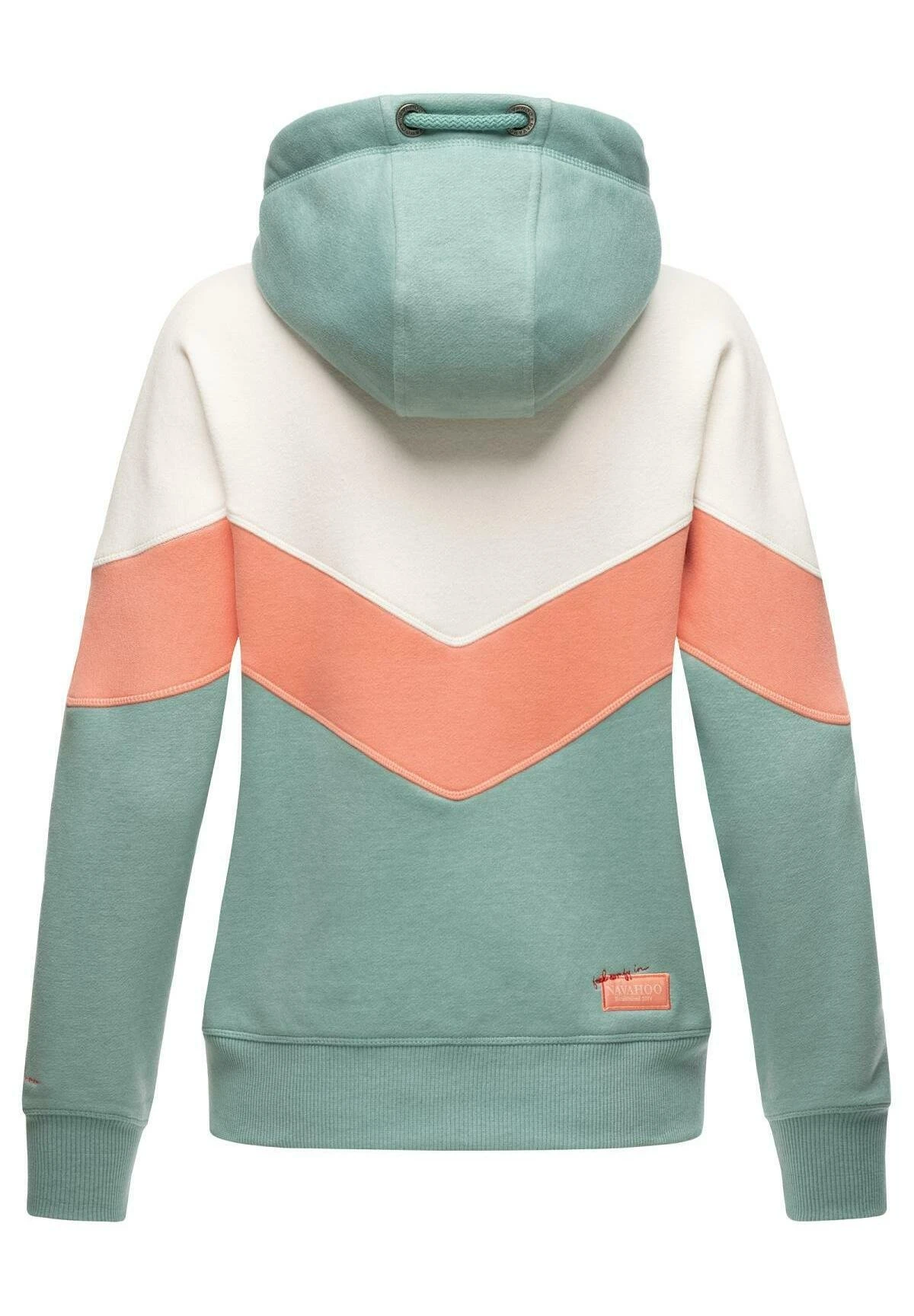 Sweater Met Rits - Dusty Mint Melange