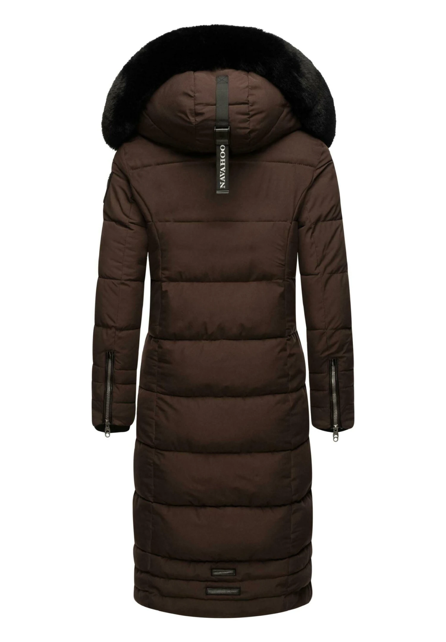 Fahmiyaa - Winterjas - Dark Choco