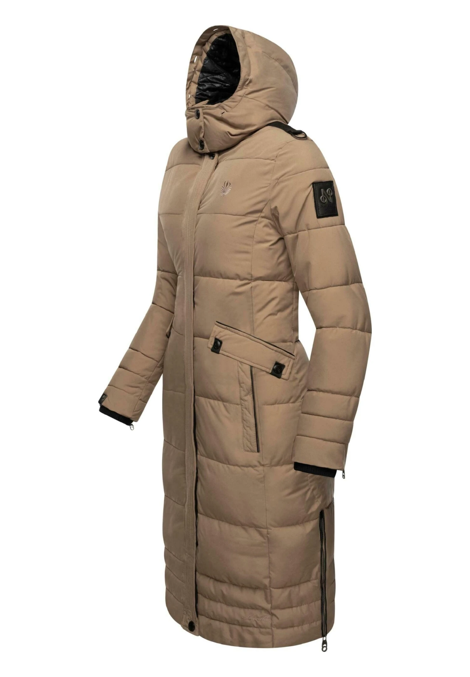 Fahmiyaa - Winterjas - Taupe Grey