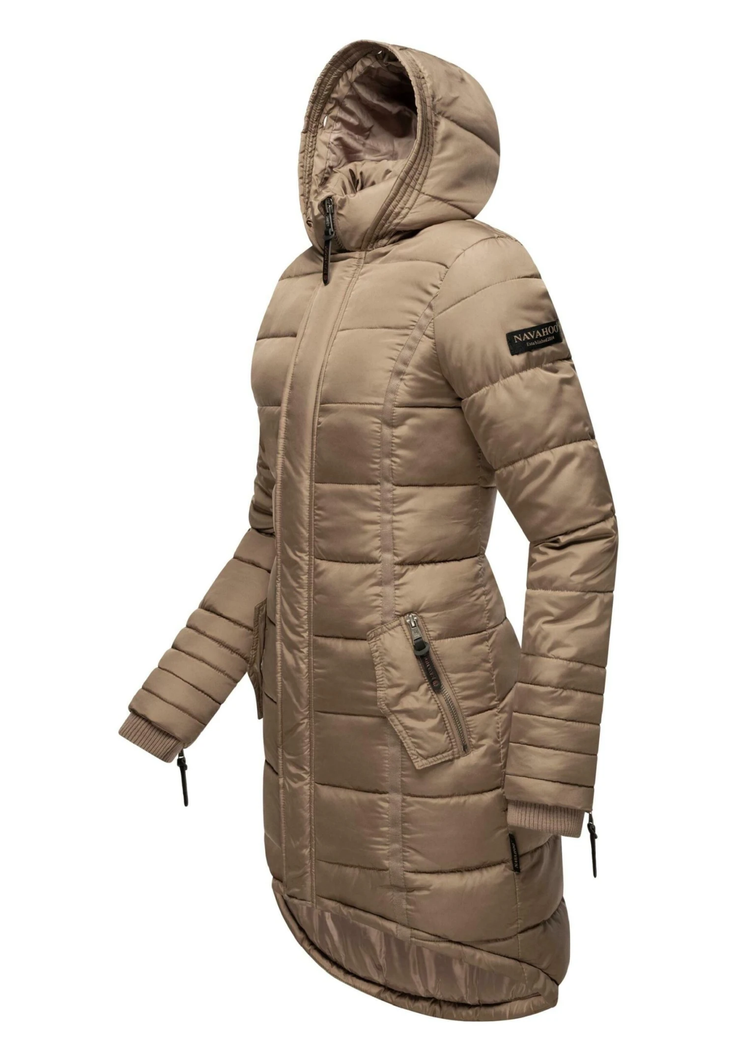 Papaya - Winterjas - Taupe