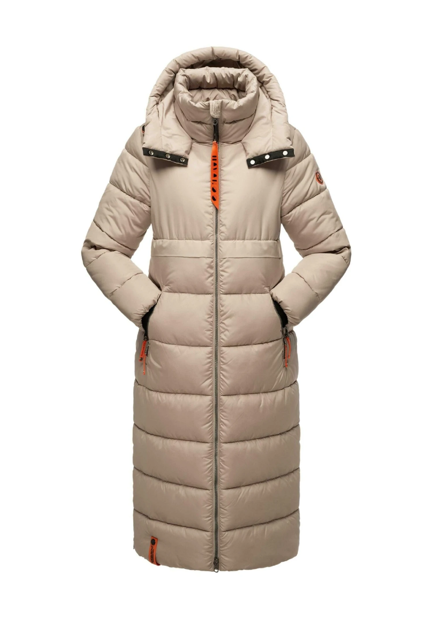 Kristallblume - Winterjas - Taupe