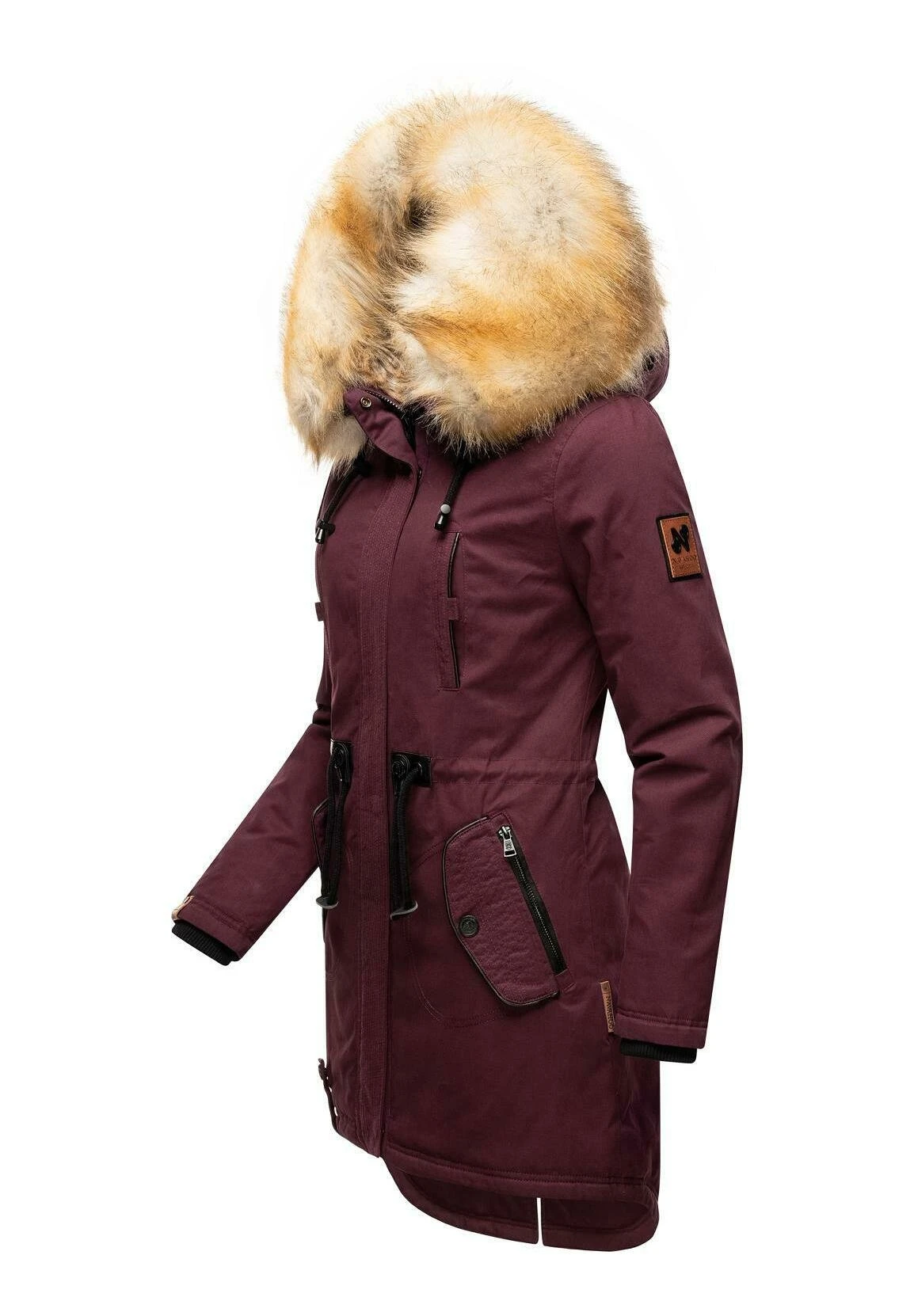 Bombii - Winterjas - Dark Red Melange