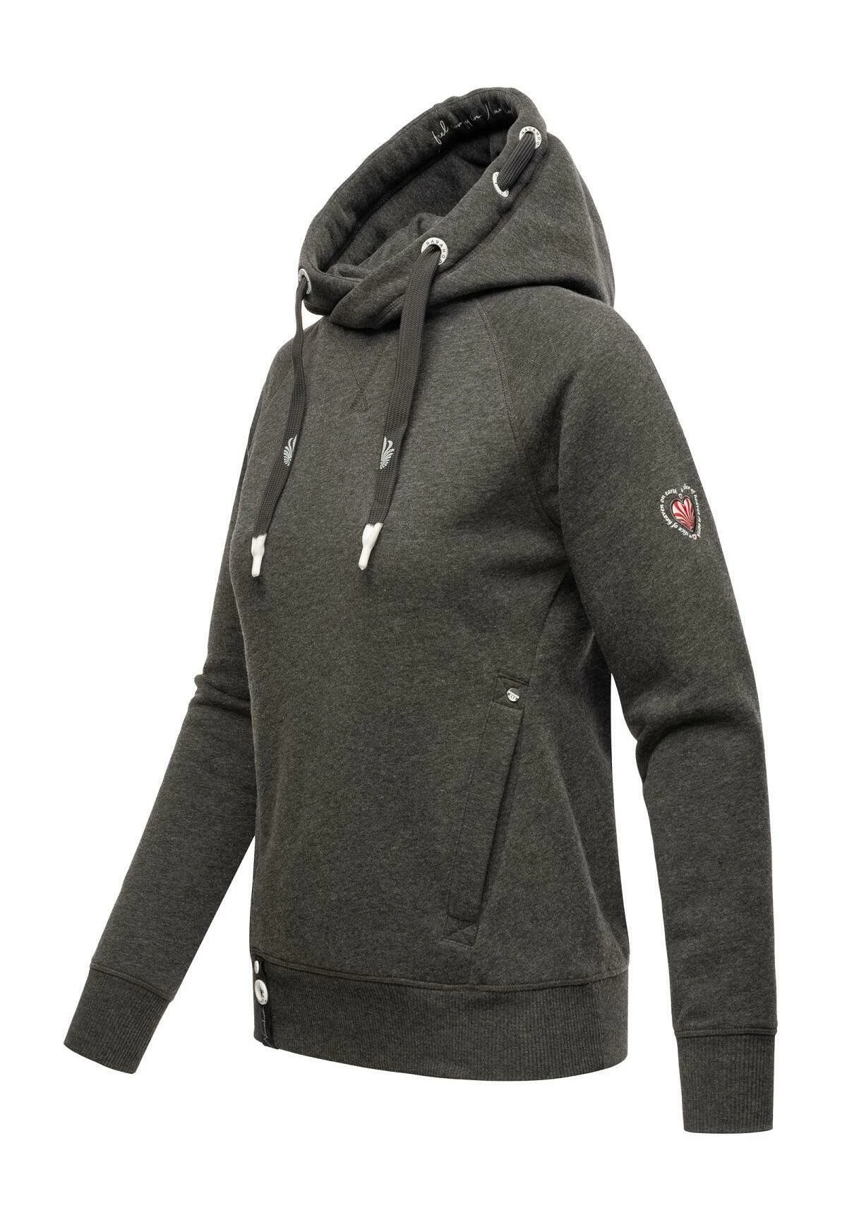 Liebesmäuschen - Hoodie - Dark Grey Melange