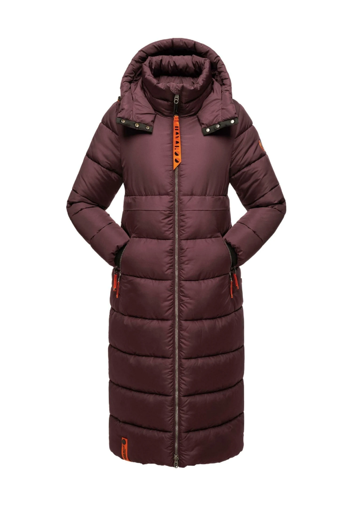 Kristallblume - Winterjas - Dark Red Melange