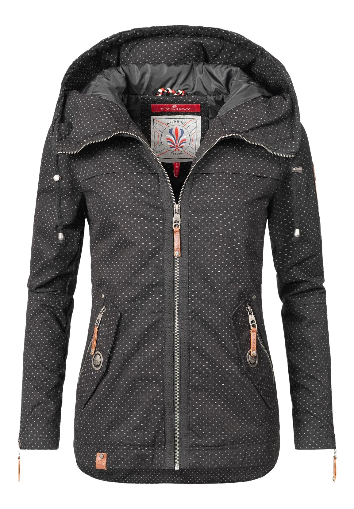 Wekoo - Parka - Schwarz Dots