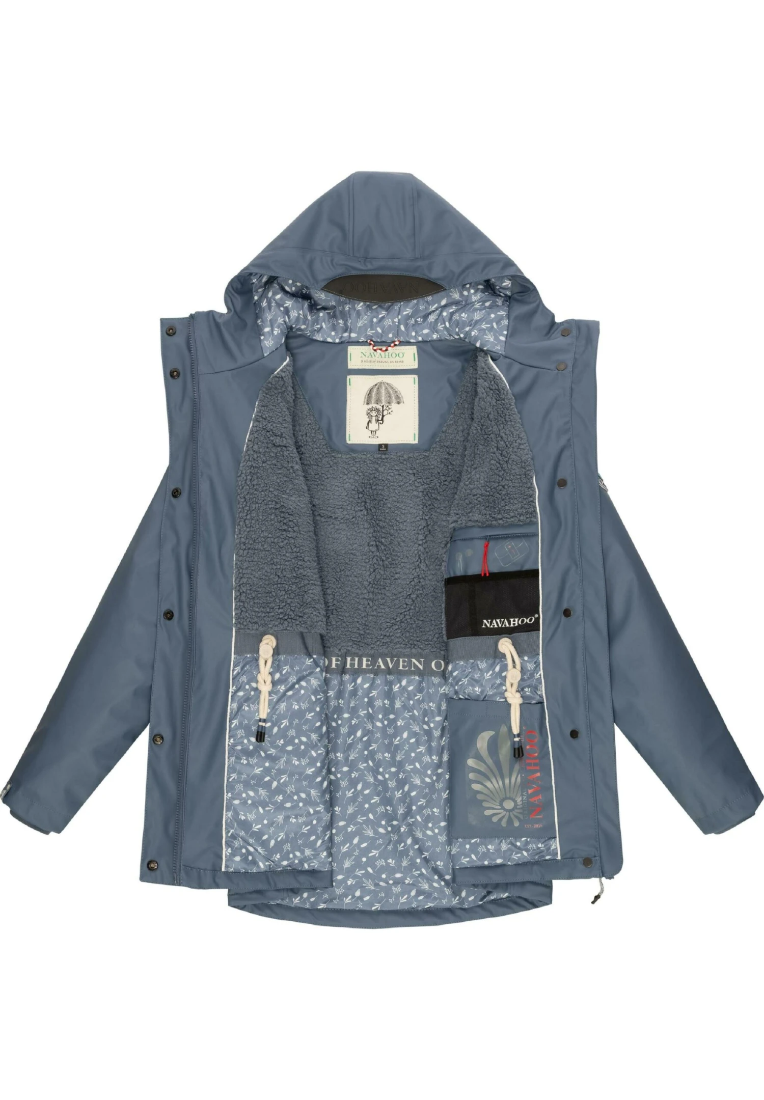 Ocean Heart - Parka - Dusty Blue