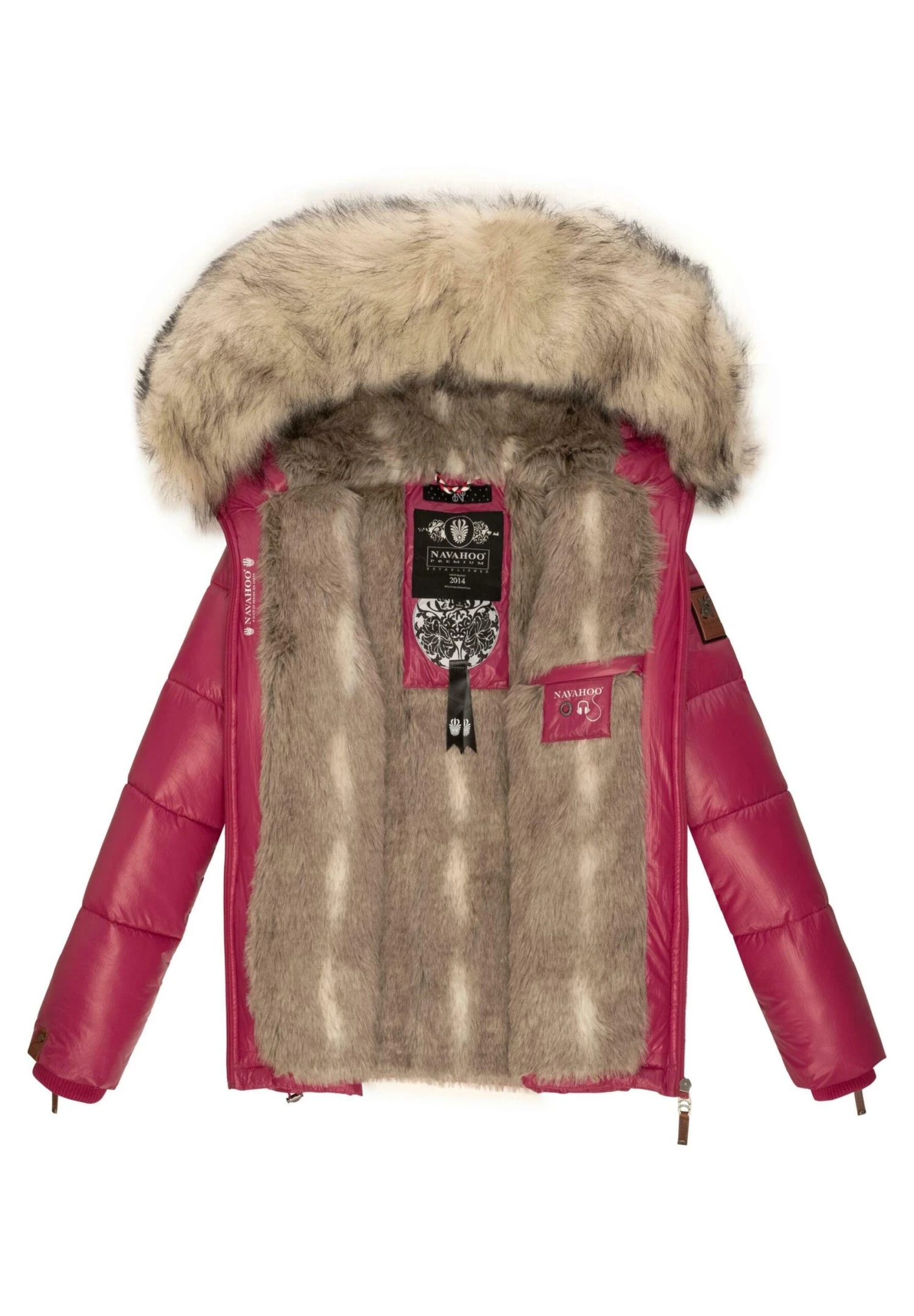 Tikunaa - Winterjas - Fuchsia