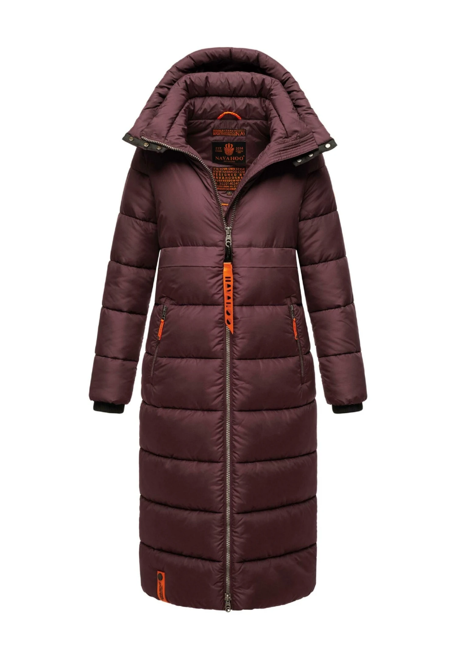 Kristallblume - Winterjas - Dark Red Melange