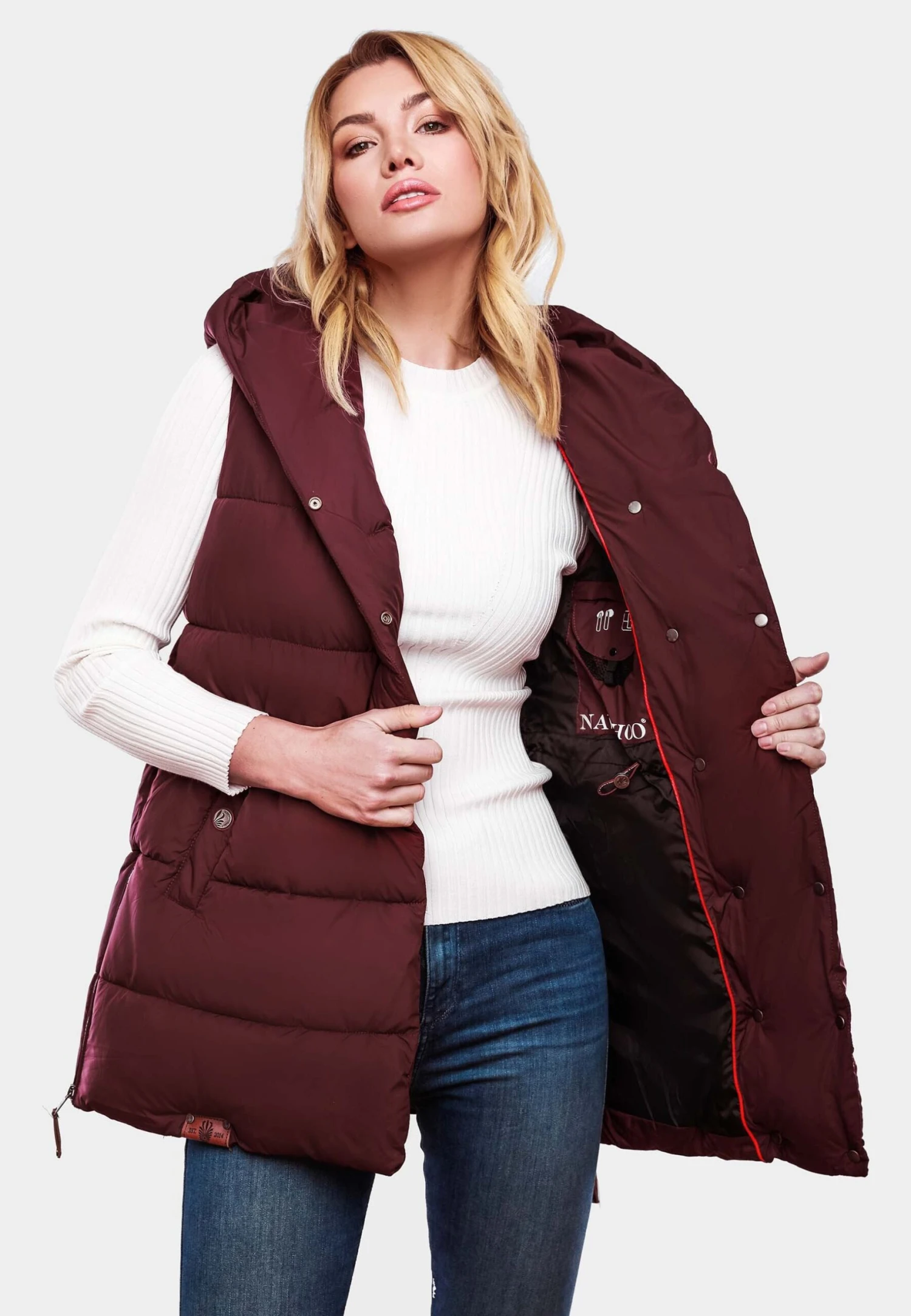 Madilynaa - Bodywarmer - Wine