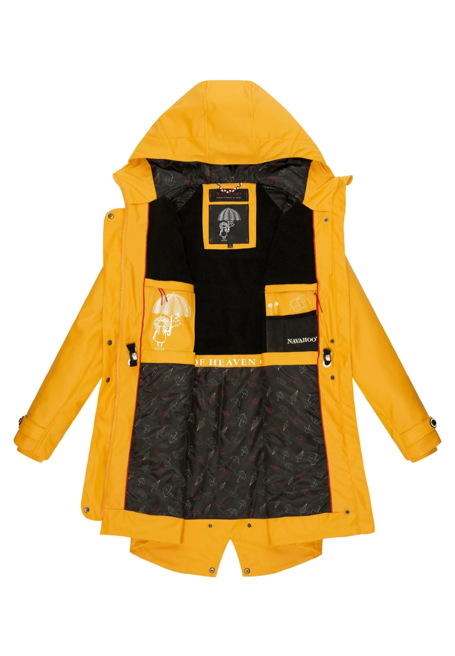 Rainy Flower - Parka - Amber Yellow
