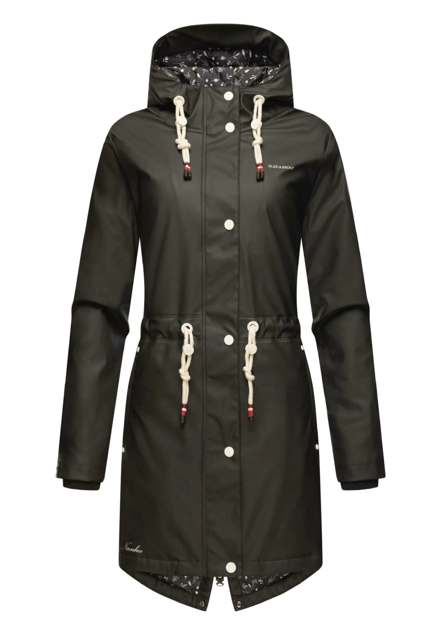 Flower Of Ocean - Parka - Black