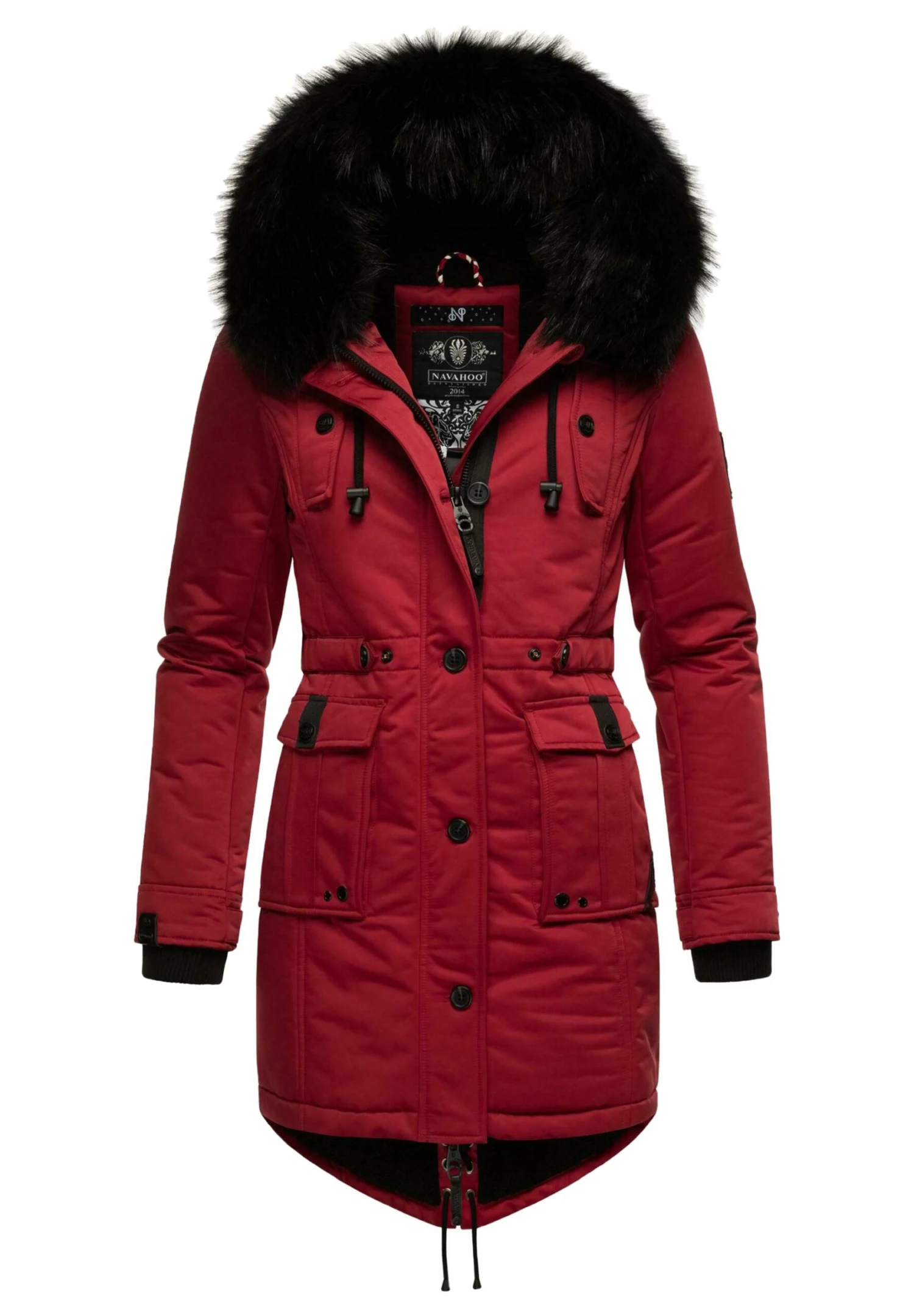 Luluna - Winterjas - Blood Red