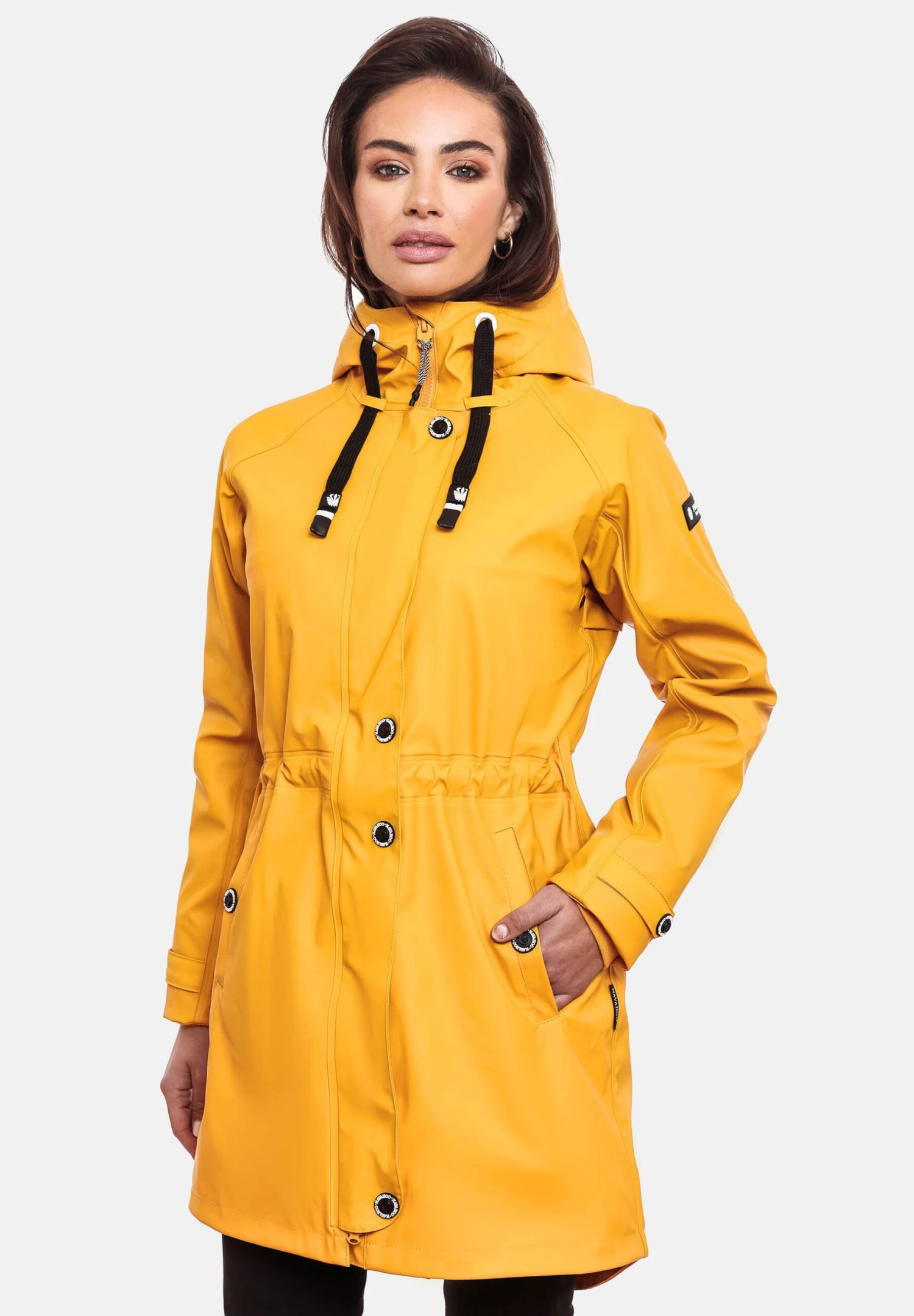 Rainy Flower - Parka - Amber Yellow