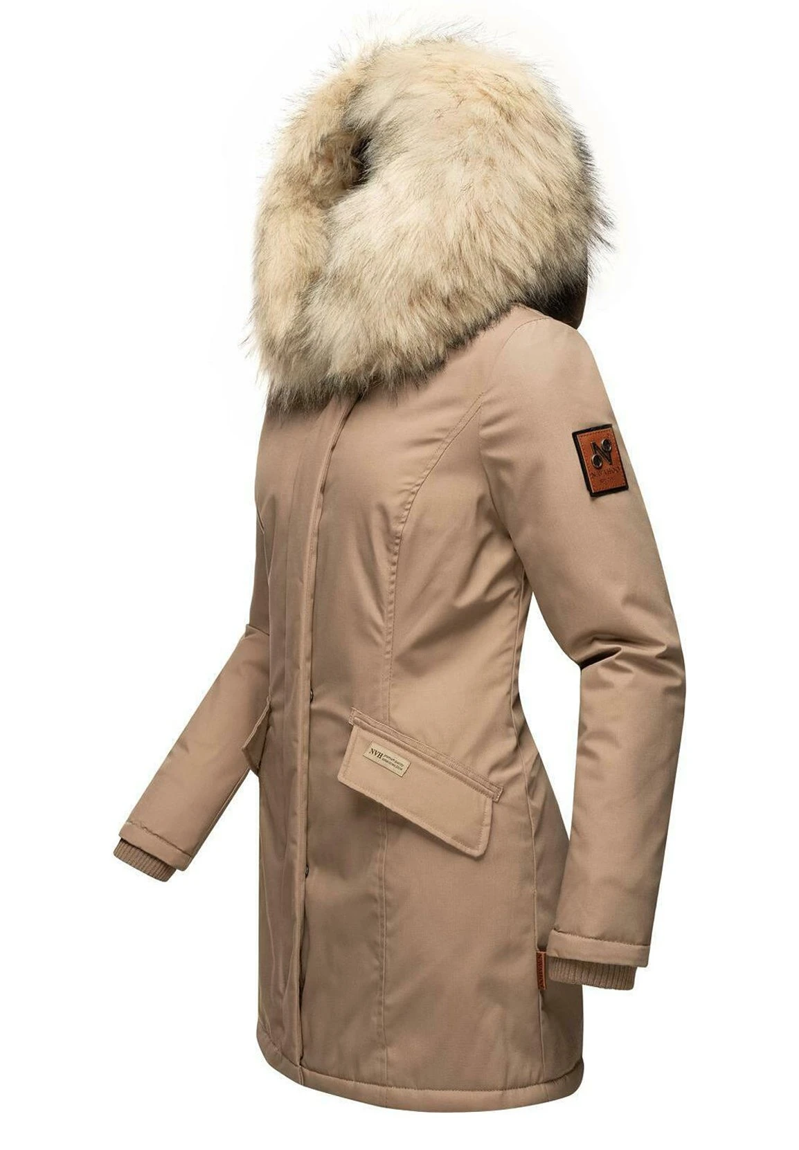 Cristal - Winterjas - Taupe Grey