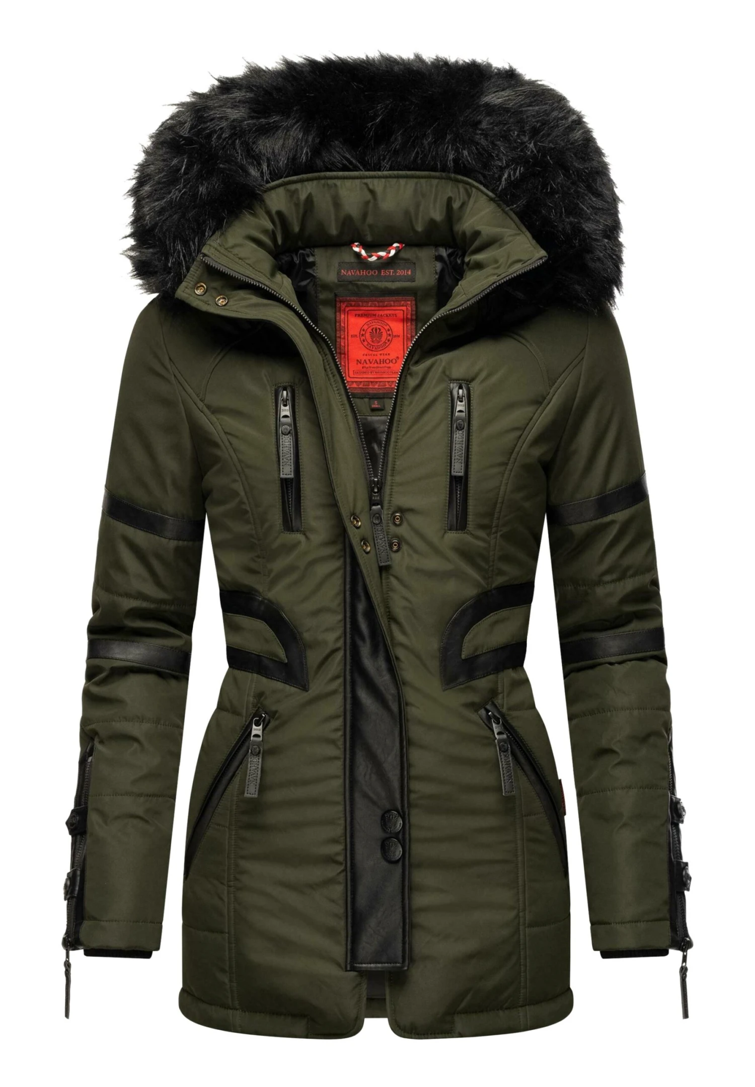 Moon - Winterjas - Olive