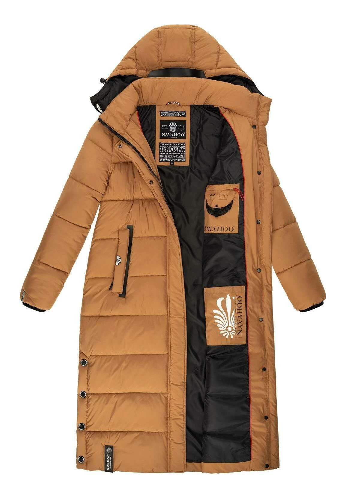 Isalie - Winterjas - Camel