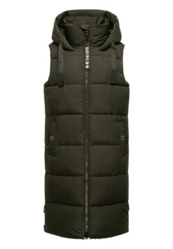 Navahoo Schnuffelchen - Bodywarmer - Dark Olive