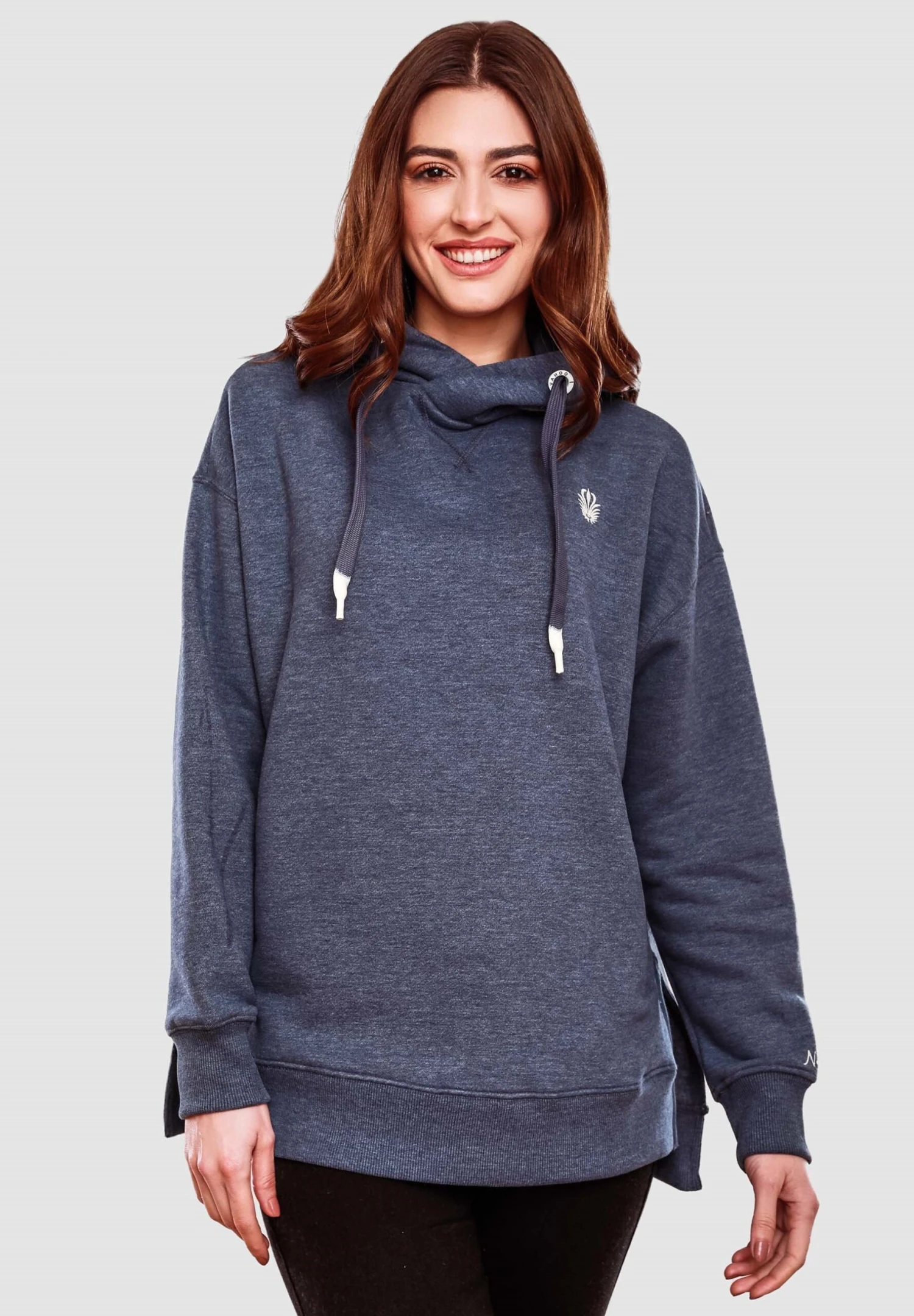 Silberengelchen - Hoodie - Dusty Blue Melange