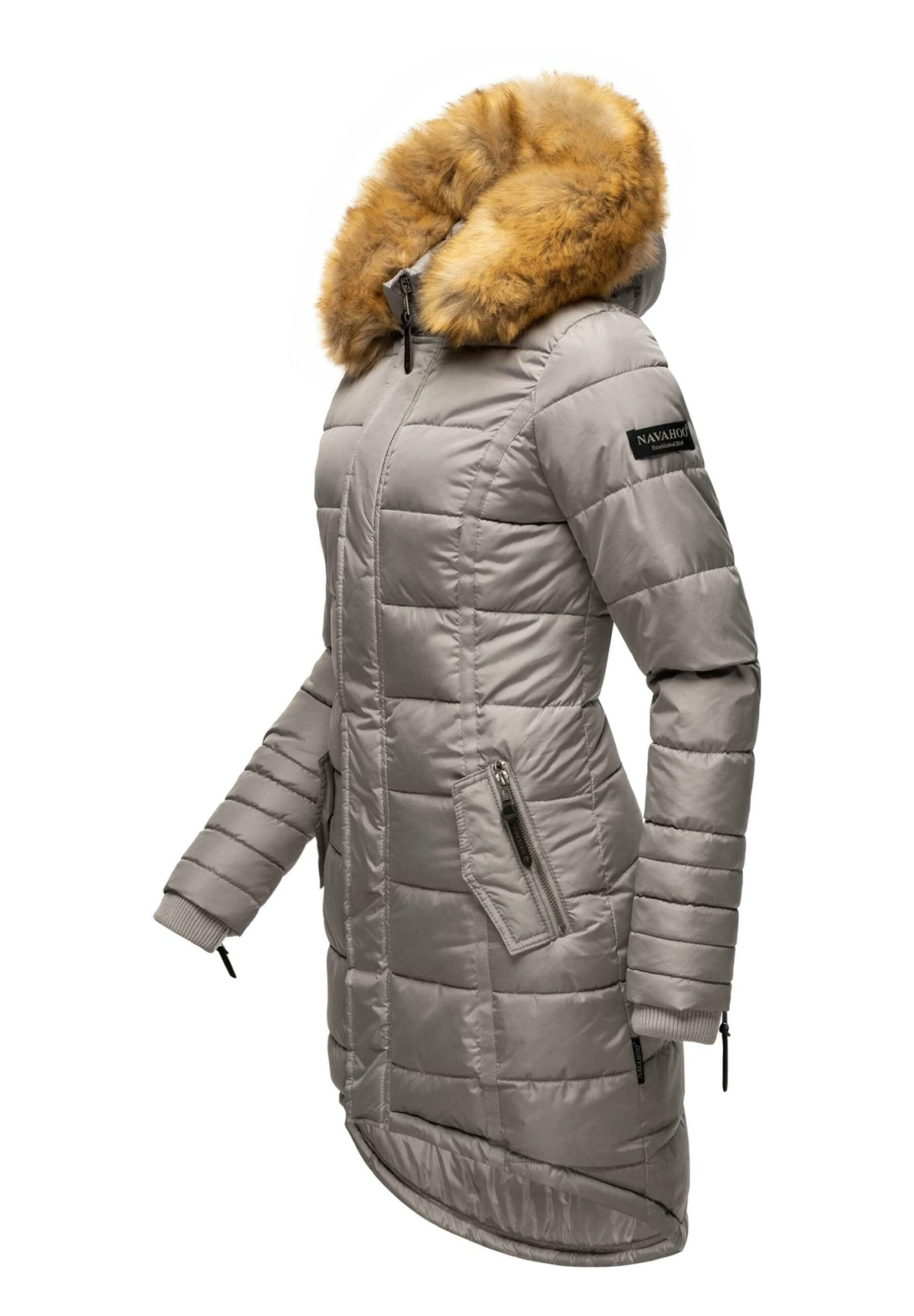 Papaya - Winterjas - Zinc Grey