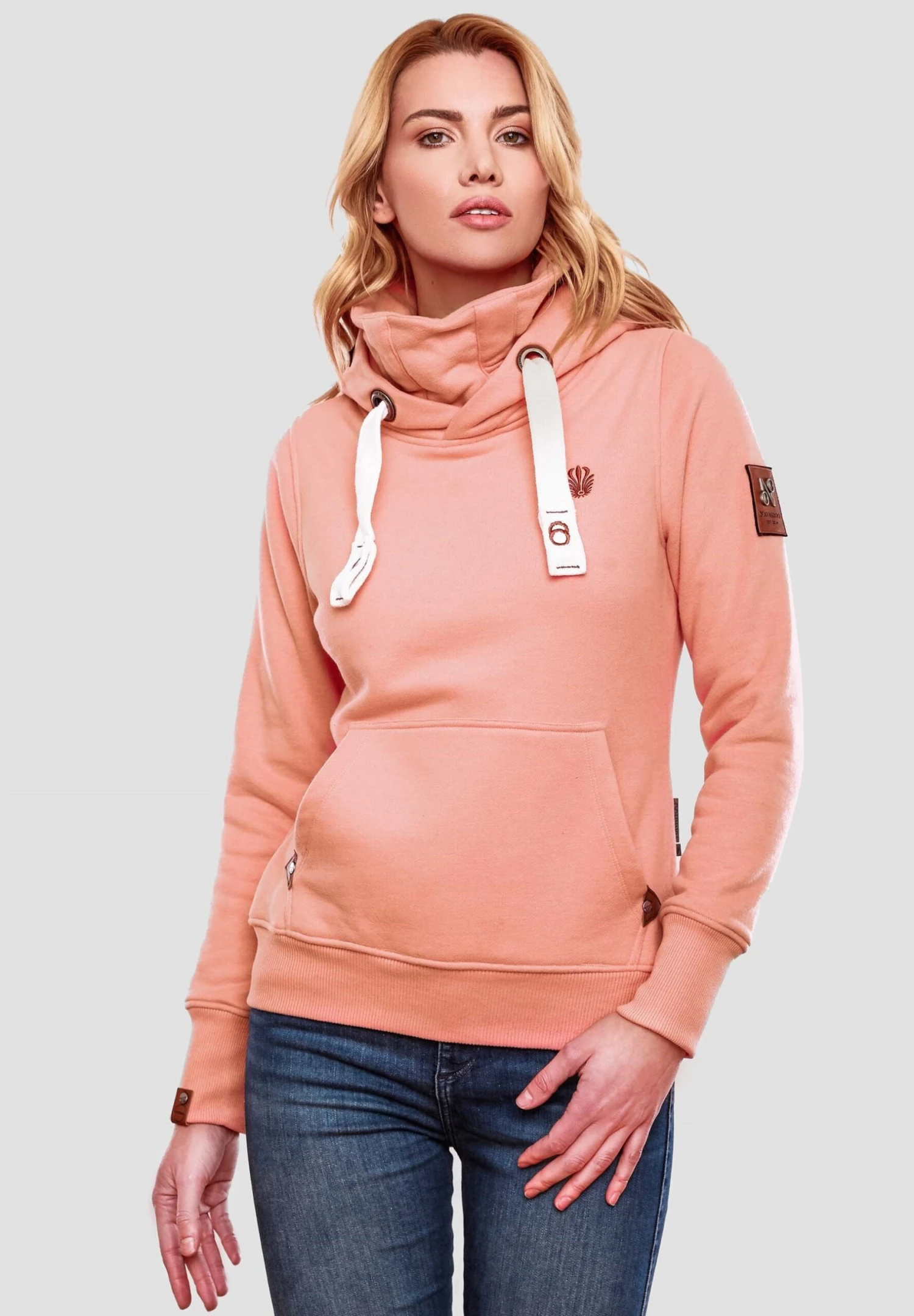 Raniaa - Hoodie - Apricot