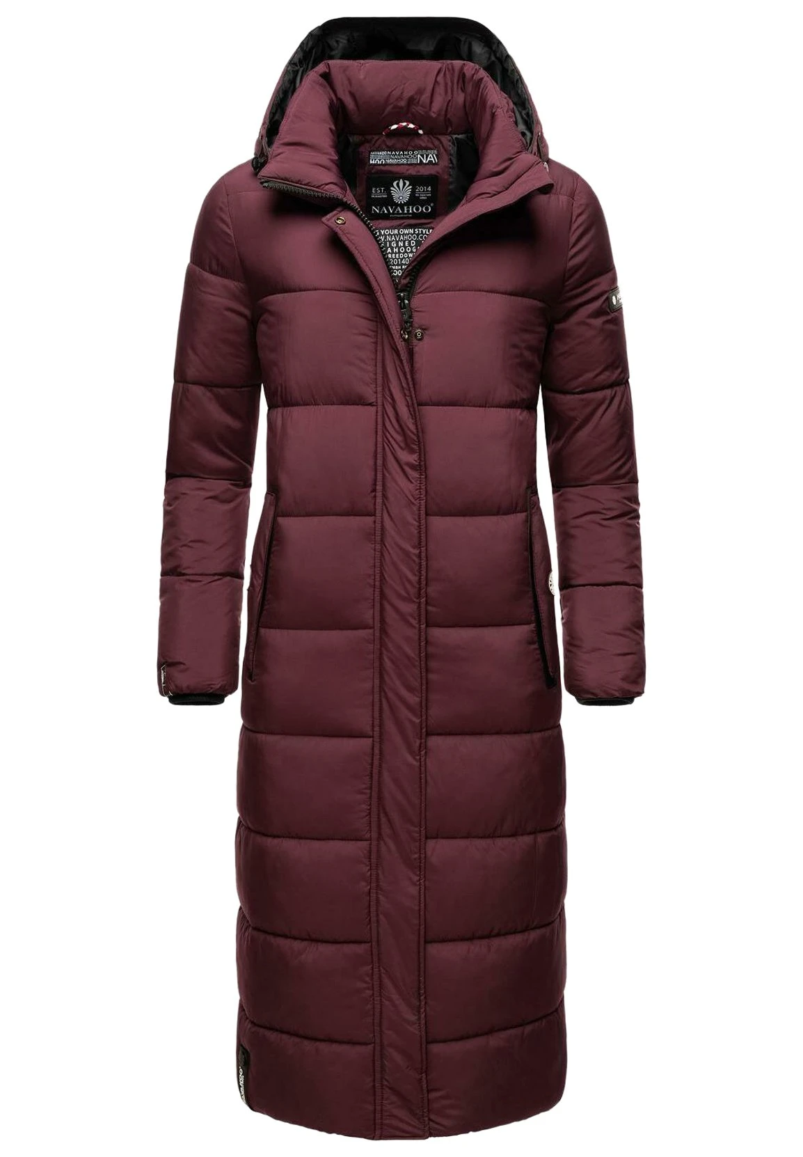 Isalie - Winterjas - Dark Red Melange