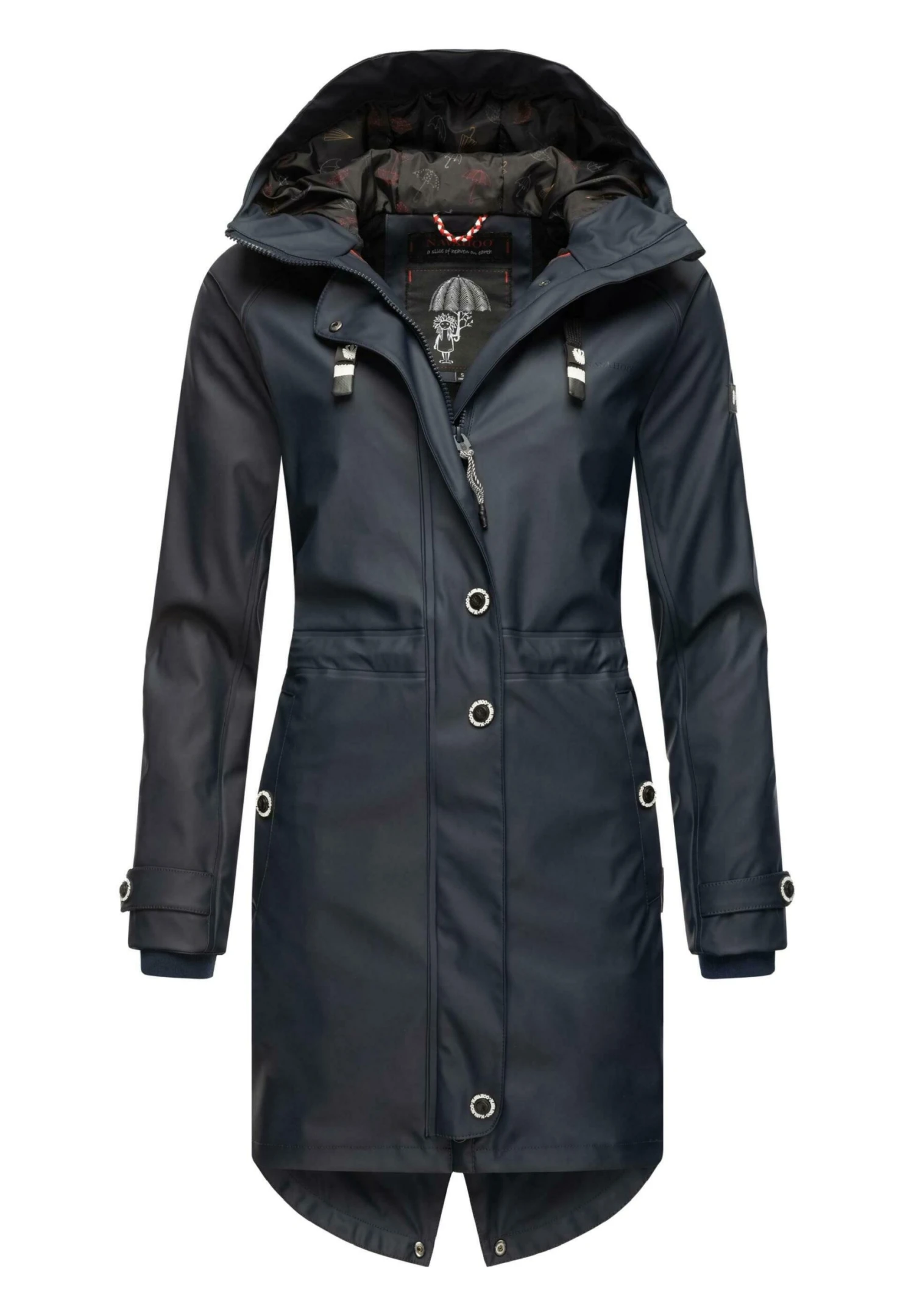 Rainy Flower - Parka - Dark Blue